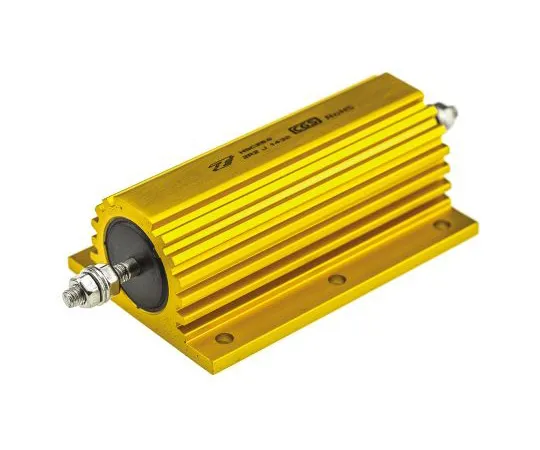 63-5020-79 TE Connectivity HSC250 Series Aluminium Ho***d Solder Lug Wire Wound Panel Mount Resistor, 2.2Ω ±5% 250W HSC2502R2J