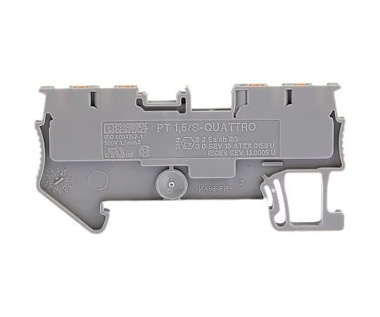 63-5053-34 Phoenix Contact, PT Clipline Series , 500 V Feed Through Terminal Block, Push In Termination 3208197