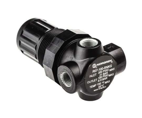 63-6551-14 Norgren Pneumatic Regulator G 1/8 6.5L/s, 0.3 → 7bar R07-100-RNKG