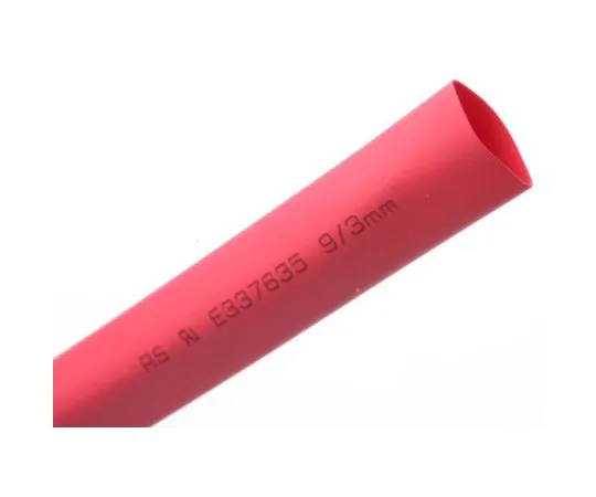 63-4979-30 RS Pro Red No Heat Shrink Tubing 9mm Sleeve Dia. x 5m Length 3:1 Ratio 700-4517