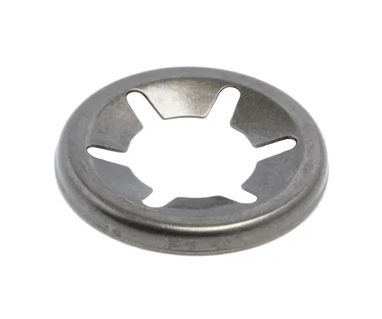 63-6568-74 Enamelled Steel Open Push-On Fastener for 9mm Shaft 172-385