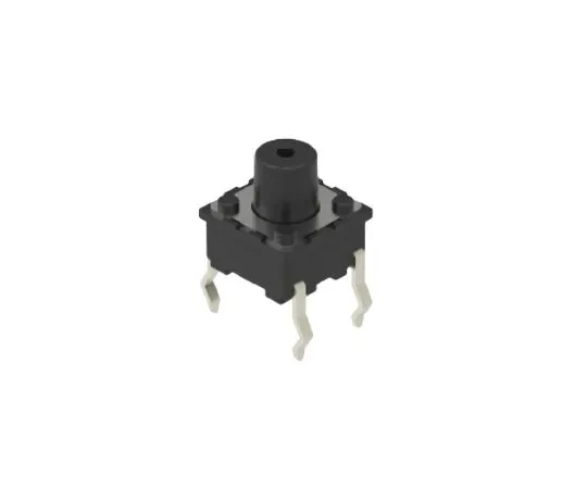 63-5179-40 Black Button Tactile Switch, Single Pole Single Throw (SPST) 50 mA 3.3mm Snap-In SKQJADA010