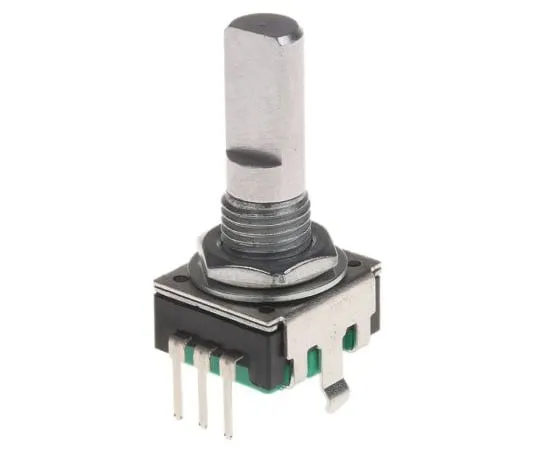 63-5104-75 Bourns 24 Pulse Incremental Mechanical Rotary Encoder with a 6 mm Flat Shaft (Not Indexed), Through Hole PEC11R-4020F-N0024