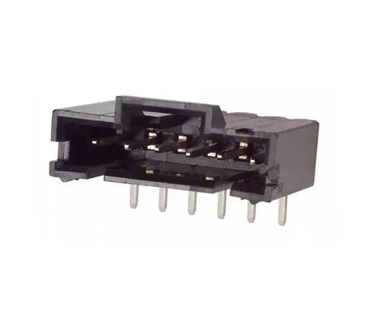 63-5014-64 TE Connectivity AMPMODU MTE, 6 Way, 1 Row, Right Angle PCB Header 5-103635-5