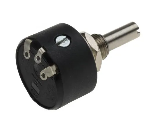 63-5142-56 RS Pro 1 Gang Rotary Wirewound Potentiometer with a 6 mm Dia. Shaft, 50Ω, ±10%, 1W, Linear 842-7071