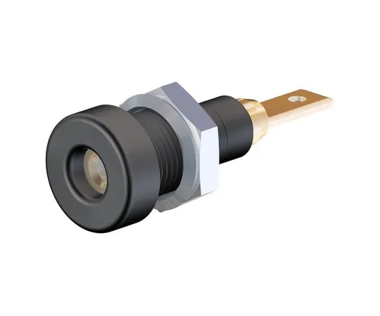 63-5077-19 Black Socket Banana Plug Tab 30 V ac, 60 V dc 23.0030-21