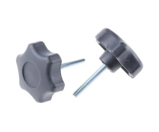 63-6565-08 RS PRO Black Multiple Lobes Clamping Knob, M6 161-177
