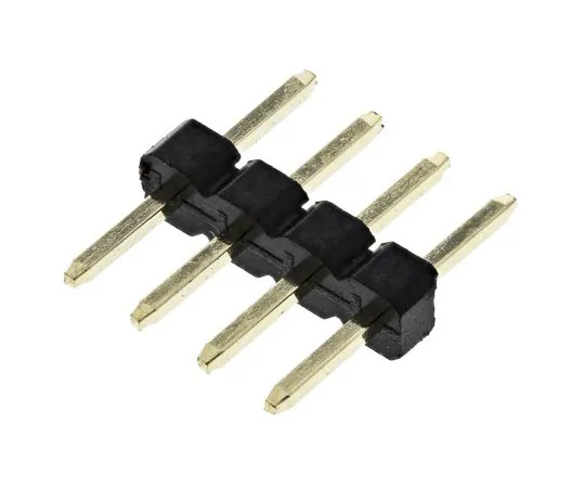 63-4950-77 HARWIN M22, 4 Way, 1 Row, Straight Pin Header M22-2010405