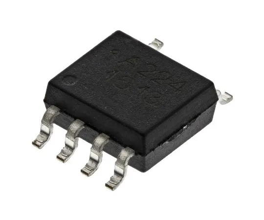 63-4972-39 Broadcom, ACPL-224-500E AC Input Transistor Output Dual Optocoupler, Surface Mount, 8-Pin SOIC ACPL-224-500E
