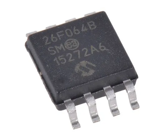 63-5154-62 Microchip SST26VF064B-104I/SM, SPI 64Mbit Flash Memory, 3ns, 8-Pin SOIJ SST26VF064B-104I/SM