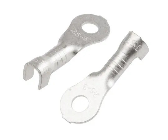 63-4965-27 JST LRB Series Uninsulated Crimp Ring Terminal, M3 Stud Size, 1mm² to 2.5mm² Wire Size LRB-2.5T-M3
