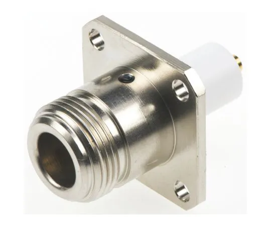 63-5003-22 TE Connectivity 50Ω Straight Panel Mount N Type Connector, jack, Solder Termination, 0 → 11GHz 1057290-1