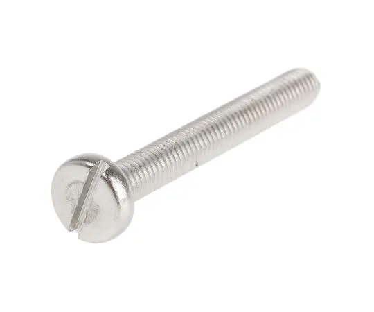 63-6554-56 RS PRO, M5 Pan Head, 40mm Stainless Steel Slot A2 304 Plain 130-678