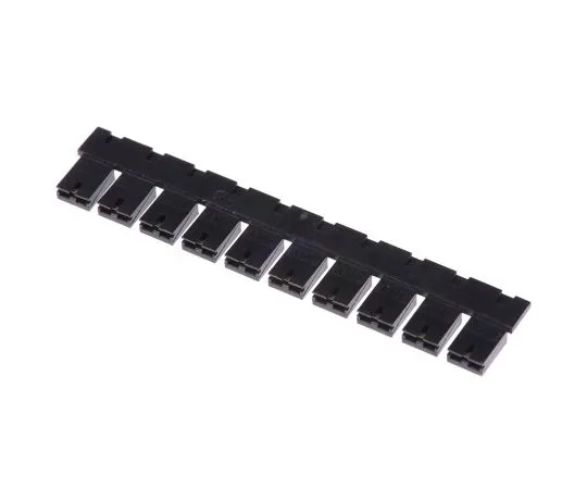 63-4950-07 TE Connectivity AMPMODU Shunt Female Straight Black Open Top 2 Way 1 Row 2.54mm Pitch 2-382811-1