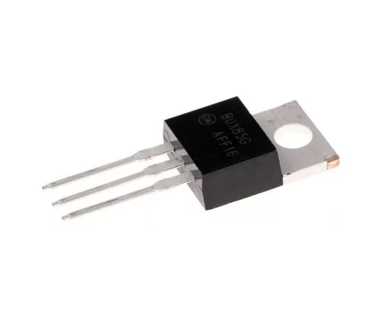63-4965-39 ON Semi BUX85G NPN Transistor, 2 A, 450 V, 3-Pin TO-220AB BUX85G