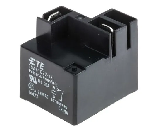 63-5096-07 TE ConnectivityT9A SPNO Non-Latching Relay PCB Mount, 12V dc Coil, 30A T9AS1D22-12 1-1419104-7