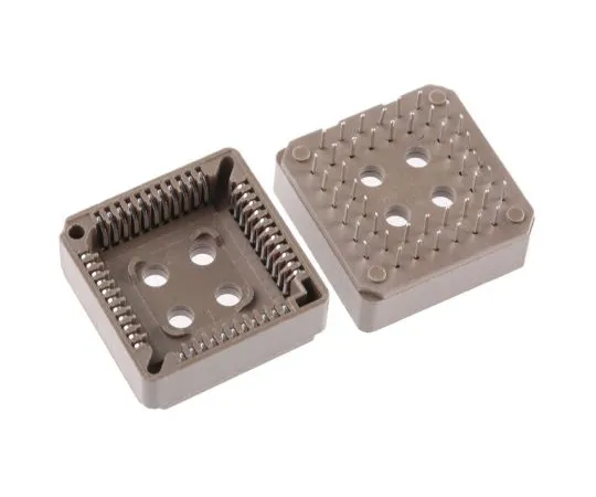 63-4982-83 Preci-Dip 1.27mm Pitch Female PLCC Socket, 44 Way, Through Hole, Tin Plated Contacts 1A 540-88-044-24-008