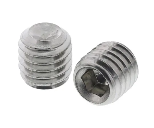 63-6555-95 Plain Stainless Steel Hex Socket Set M8 x 8mm Grub Screw 137-859