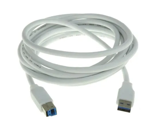 63-5105-25 RS PRO USB 3.0, Male USB A to Male USB B, 3m USB Cable 790-3697