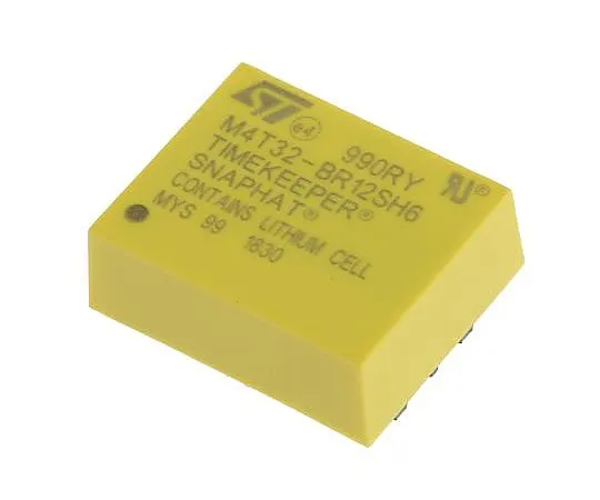63-5004-45 STMicroelectronics M4T32-BR12SH6, Lithium Battery Charger IC, 3 V 4-Pin, SNAPHAT M4T32-BR12SH6