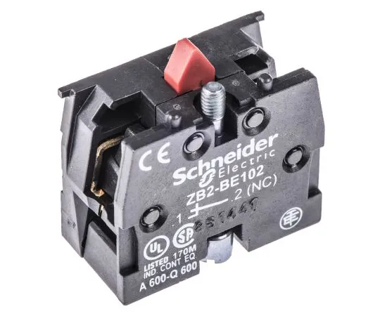 63-5129-02 Schneider Electric XB2 Contact Block 1NC 600 V Screw terminal ZB2BE102