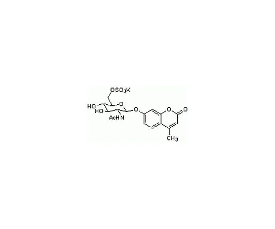 62-8428-43 4-Methylumbelliferyl-6-sulfo-N-acetyl-β-D-glucosaminide, Potassium Salt 454428-25MG