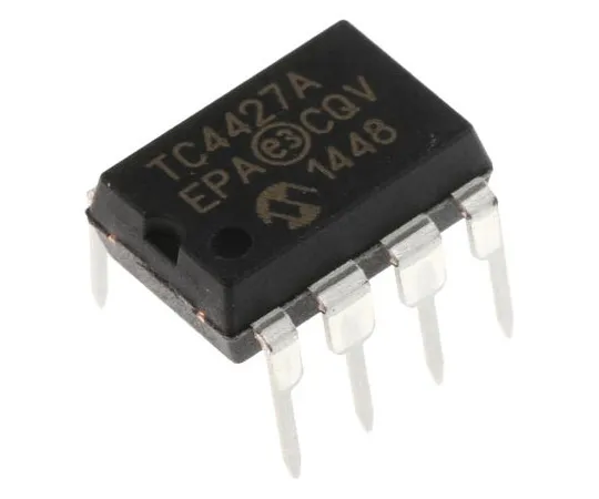 63-5039-72 Microchip TC4427AEPA Dual Low Side MOSFET Power Driver, 1.5A 8-Pin, PDIP TC4427AEPA