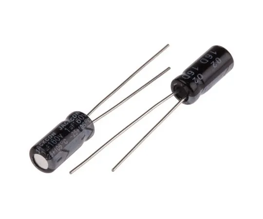 63-4998-73 RS PRO 1μF 160V dc Aluminium Electrolytic Capacitor, Through Hole 5 (Dia.) x 11mm +105°C 5mm 2mm 11mm 711-1778
