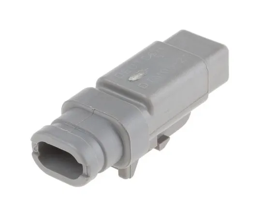 63-5025-45 Deutsch DTM Series, 1 Row 2 Way Plug Connector, with Crimp Termination Method DTM062S-E007