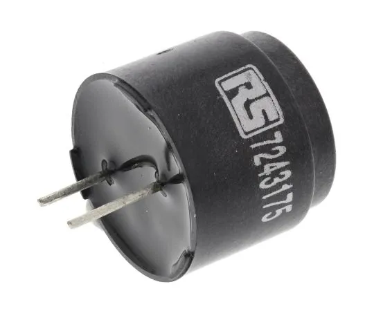 63-5026-26 RS Pro 8V dc Electromagnetic Buzzer, 85dB Continuous 724-3175