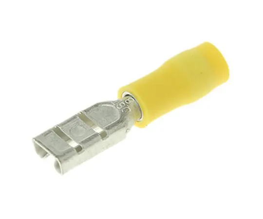 63-4964-68 JST FVDDF Series Yellow Insulated Crimp Receptacle, 2.79 x 0.8mm, 0.2mm² to 0.5mm², 26AWG to 22AWG FVDDF0.5-110A-8(LF)