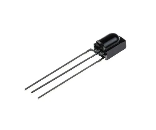 63-5088-47 Vishay TSSP58038, 38kHz IR Receiver, 950nm ±45 °, 25m Range, 2.5 V - 5.5V, Through Hole, 5 x 2.8 x 6.95mm TSSP58038