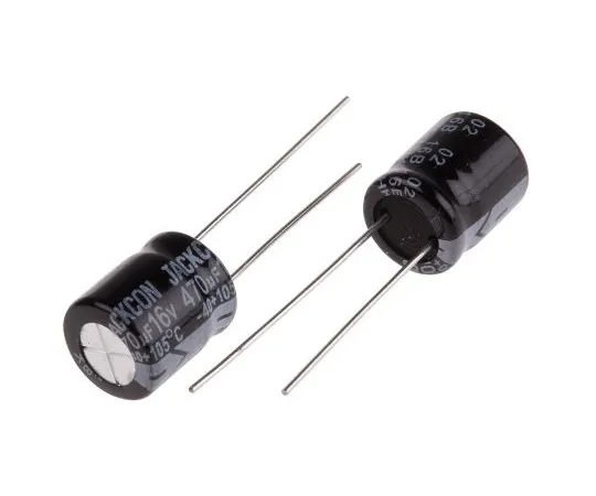 63-4997-91 RS PRO 470μF 16V dc Aluminium Electrolytic Capacitor, Through Hole 10 (Dia.) x 12mm +105°C 10mm 5mm 12mm 711-0959