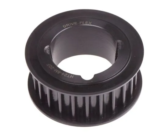 63-6572-67 RS PRO Timing Belt Pulley, Steel 20mm Belt Width x 8mm Pitch, 24 Tooth 182-969