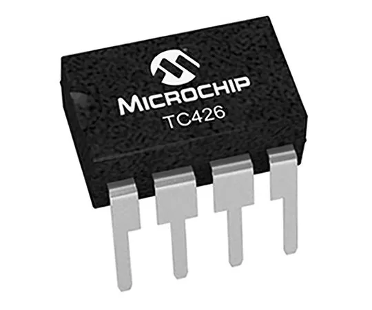 63-5164-51 Microchip TC426CPA Dual Low Side MOSFET Power Driver, 1.5A 8-Pin, PDIP TC426CPA