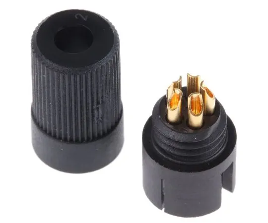 63-5035-17 Binder 719 Series Subminiature Cable Mount Connector, 5 contacts Plug 09-9789-00-05