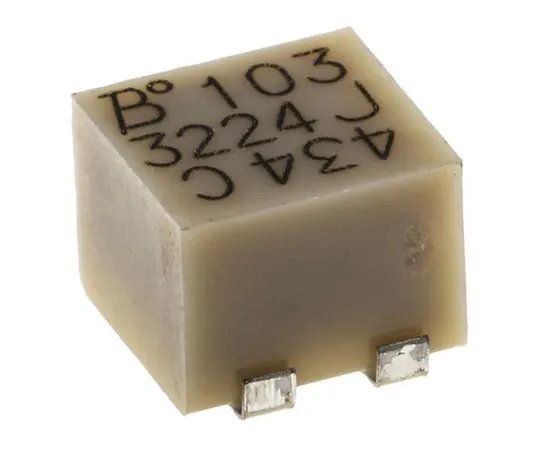 63-4968-82 10kΩ SMD Trimmer Potentiometer 0.25W Side Adjust Bourns 3224 Series 3224J-1-103E