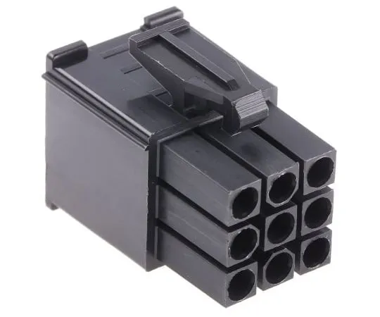 63-5019-86 TE Connectivity Mini-Universal MATE-N-LOK Male Connector Housing, 4.2mm Pitch, 9 Way, 3 Row 1-172169-9