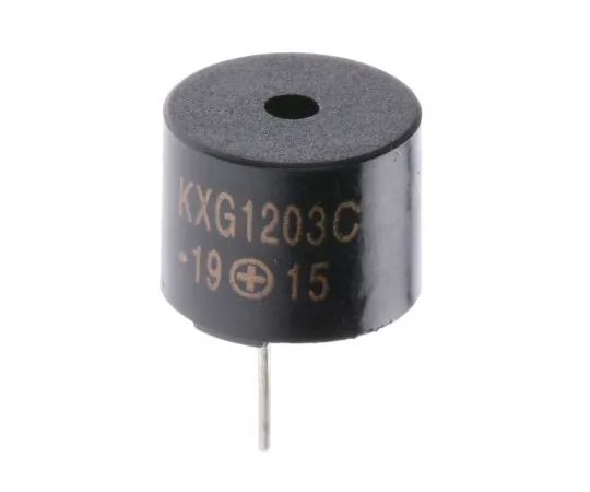 63-5086-33 Kingstate 5V dc PCB Mount Electromagnetic Buzzer, 85dB Continuous KXG1203C