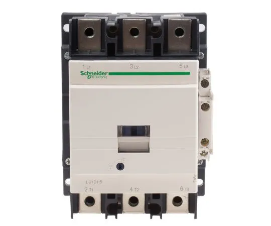 63-5049-22 Schneider Electric 3 Pole Contactor, 115 A, 110 V ac Coil, TeSys D, 3NO LC1D1156F7