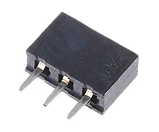 63-4950-73 HARWIN 2mm Pitch 3 Way 1 Row Straight PCB Socket, Through Hole, Solder Termination M22-7130342