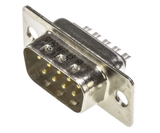 63-4971-11 Harting Panel Mount, 9 Pin D-sub Connector Plug, Shell Size E 9672095615