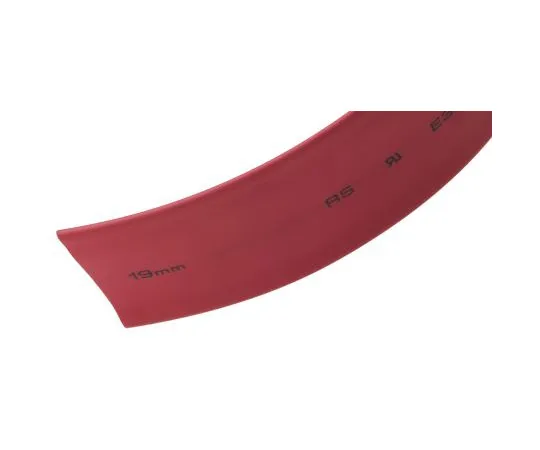 63-4979-60 RS Pro Red No Heat Shrink Tubing 19mm Sleeve Dia. x 5m Length 2:1 Ratio 700-4692