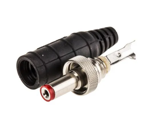 63-4986-85 Switchcraft DC Power Plug, Cable Mount, length 57.1mm, Nickel Plate 767KS15
