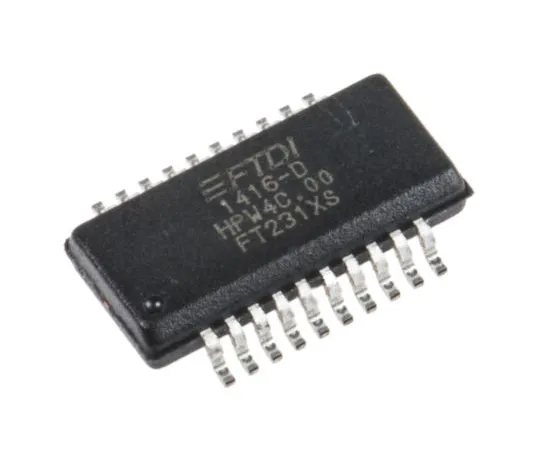 63-5065-89 FTDI Chip, SSOP Interface RS232, RS422, RS485, SIE, UART 3MBd, 5 V, 20-Pin FT231XS-R FT231XS-R