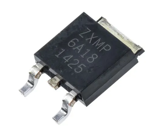 63-5039-20 ZXMP6A18KTC P-Channel MOSFET, 10.4 A, 60 V, 3-Pin DPAK Diodes Inc ZXMP6A18KTC
