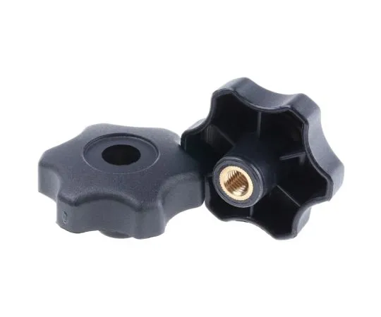 63-6565-21 RS PRO Black Multiple Lobes Clamping Knob, M10 161-240