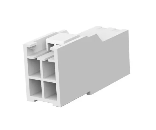 63-5001-44 TE Connectivity AMP Universal Power Female Connector Housing, 3.96mm Pitch, 4 Way, 2 Row 176284-1