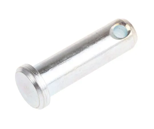 63-6735-16 1-1/4in Bright Zinc Plated Steel Clevis Pin, 3/8in Diameter 839-022