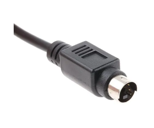 63-6655-70 RS PRO 2m 4-Way Male Moulded Plug to Free End Black DIN Cable Assembly 463-495